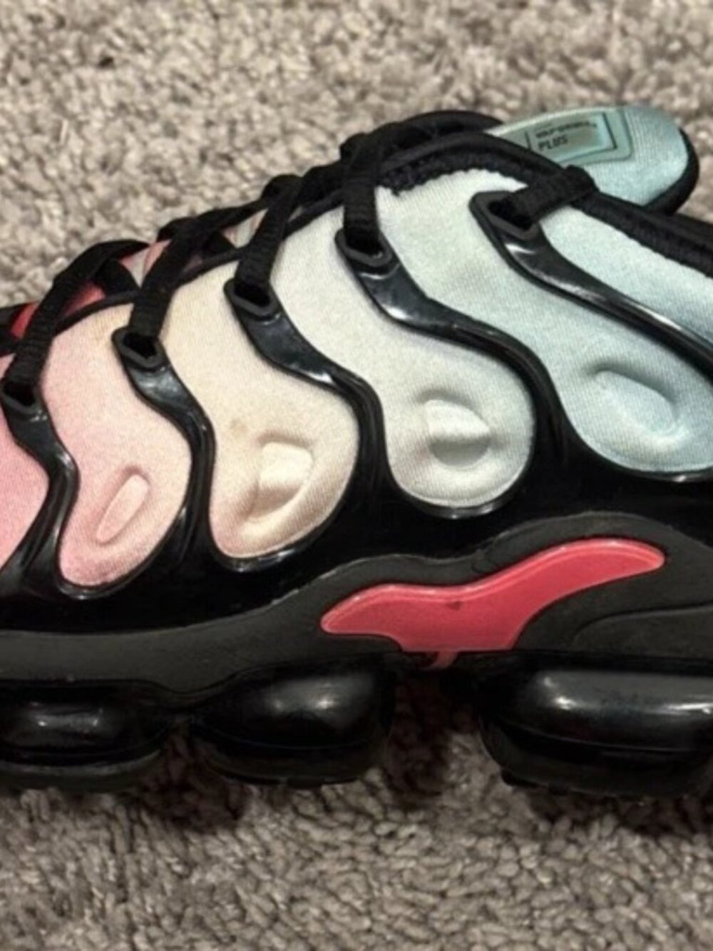 Size 8 - Nike Air VaporMax Plus Rocket Pop Womens Sneakers CZ7954-600